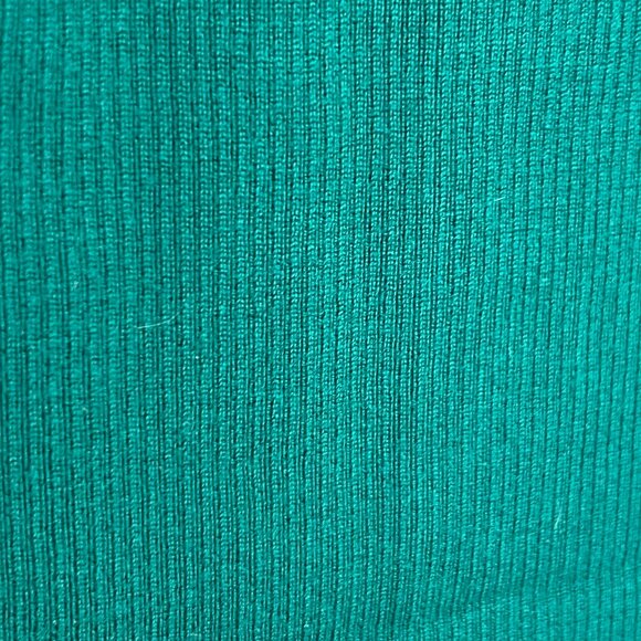 Thakoon 100% Merino Wool Emerald Green Button Up Turtleneck Soft Quiet Luxury M - Picture 4 of 16